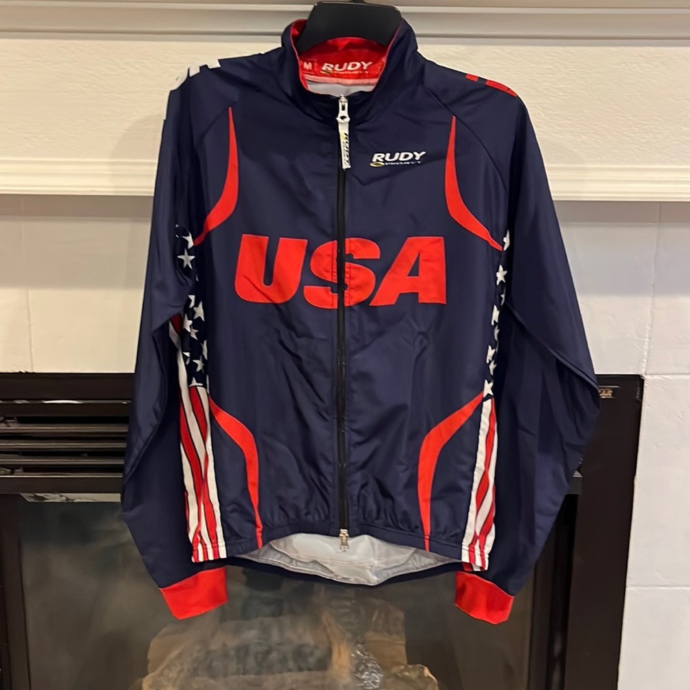 Rudy Men's Navy Blue USA Jacket